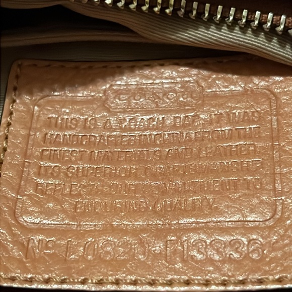 Coach Hampton Optic Stripe Hobo Shoulder Bag - Picture 8 of 11